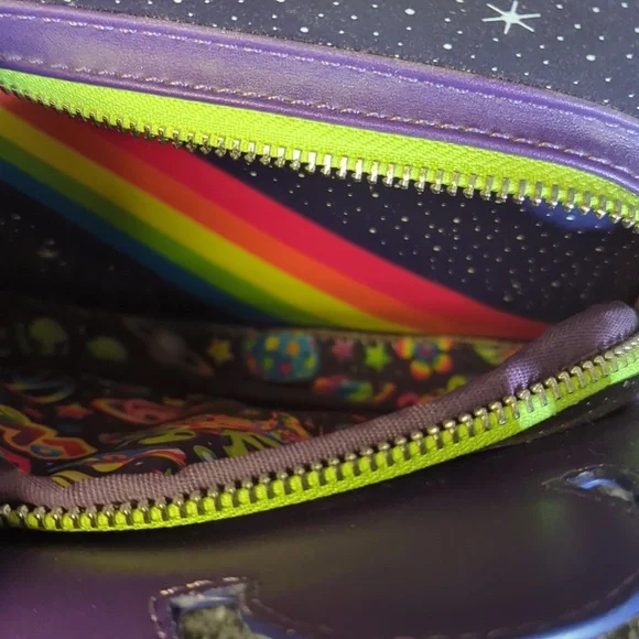 Lisa Frank Alien Loungefly Bag Zoomer And Zorbit - Picture 7 of 11